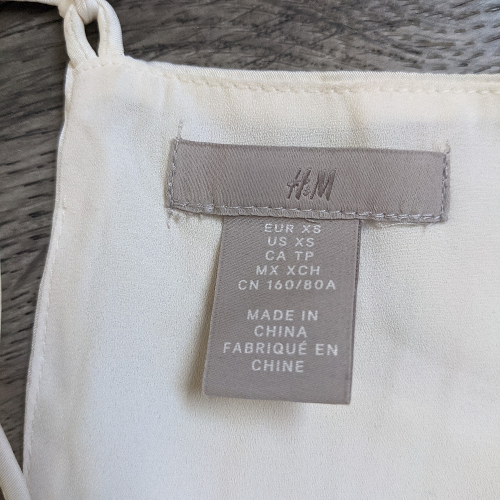 Ivory Satin Tank - Picture 3 of 6